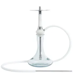 Totem Hookah - Monolit Optima Silver Shine (White & Silver)