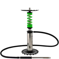 Trumpet Hookah - Rider S Steel (Green)