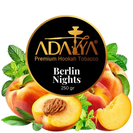 Adalya Hookah Tobacco - Berlin Nights (Peach & Mint) 250 gr