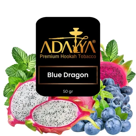 Adalya Hookah Tobacco - Blue Dragon (Dragon Fruit, Blueberry & Mint) 50 gr