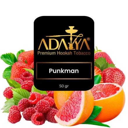 Adalya Hookah Tobacco - Punk Man (Grapefruit, Strawberry & Raspberry) 50 gr