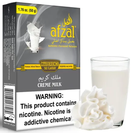 Afzal Hookah Tobacco - Creme Milk 50 gr