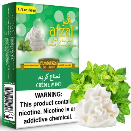 Afzal Hookah Tobacco - Creme Mint 50 gr