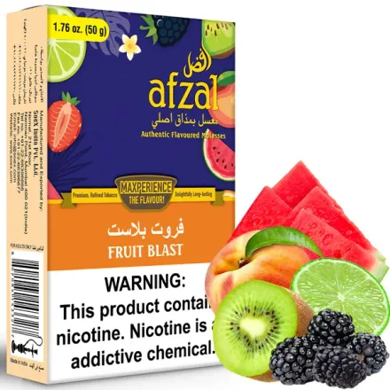 Afzal Hookah Tobacco - Fruit Blast 50 gr