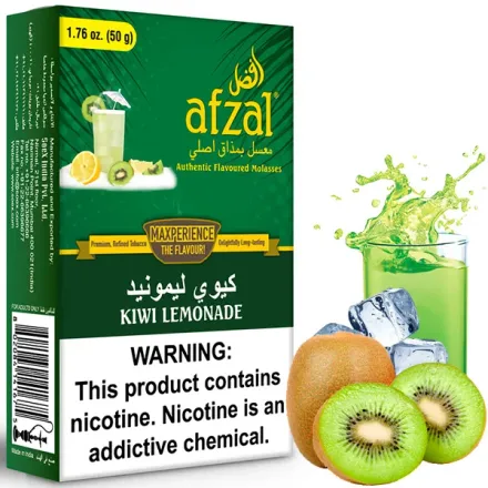 Afzal Hookah Tobacco - Kiwi Lemonade 50 gr