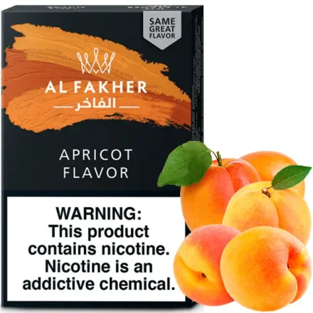 Al Fakher Hookah Tobacco - Apricot 50 gr