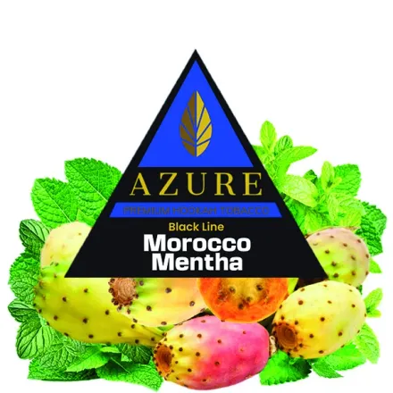 Azure Hookah Tobacco Black Line - Morocco Mentha (Cactus & Mint) 100 gr
