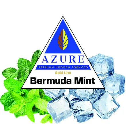 Azure Hookah Tobacco Gold Line - Bermuda Mint (Mint & Ice) 100 gr