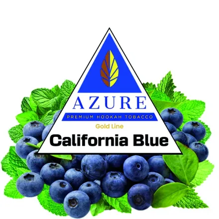 Azure Hookah Tobacco Gold Line - California Blue (Blueberry & Mint) 100 gr