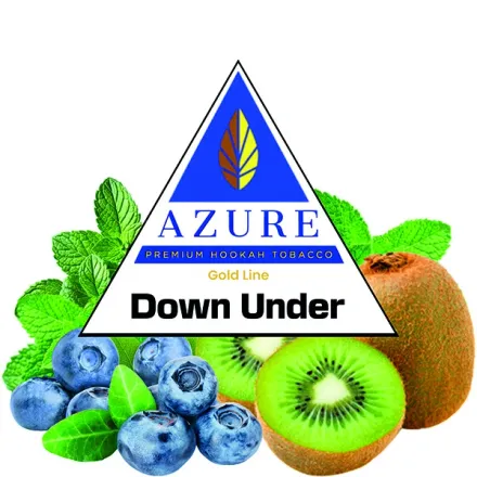 Azure Hookah Tobacco Gold Line - Down Under (Kiwi, Blueberry & Mint) 100 gr