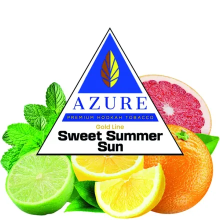 Azure Hookah Tobacco Gold Line - Sweet Summer Sun (Grapefruit, Lemon, Orange, Lime & Mint) 100 gr Azure Hookah Tobacco Gold Line - Sweet Summer Sun (Grapefruit, Lemon, Orange, Lime & Mint) 100 gr