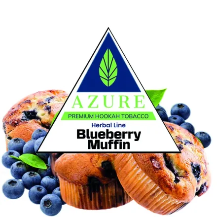 Azure Hookah Tobacco Herbal Line - Blueberry Muffin 100 gr