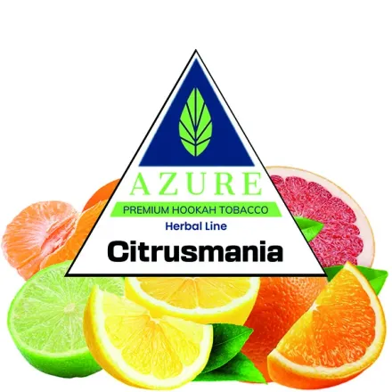 Azure Hookah Tobacco Herbal Line - Citrusmania (Orange, Lemon, Lime, Grapefruit & Tangerine) 100 gr