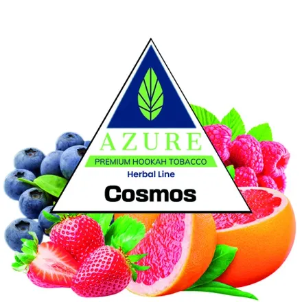 Azure Hookah Tobacco Herbal Line - Cosmos (Blueberry, Raspberry, Strawberry & Grapefruit) 100 gr