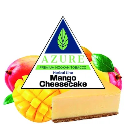 Azure Hookah Tobacco Herbal Line - Mango Cheesecake 100 gr