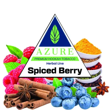 Azure Hookah Tobacco Herbal Line - Spiced Berry (Blueberry, Raspberry, Cinnamon & Spices) 100 gr Azure Hookah Tobacco Herbal Line - Spiced Berry (Blueberry, Raspberry, Cinnamon & Spices) 100 gr