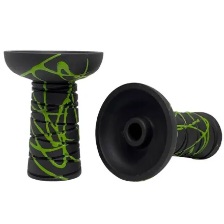 Clay Hookah Bowl Gusto - Classic Phunnel (Green)