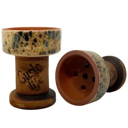 Clay Hookah Bowl Gusto - Rook Classic (Grey)