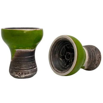 Clay Hookah Bowl Karma - Turka Mini (Green)