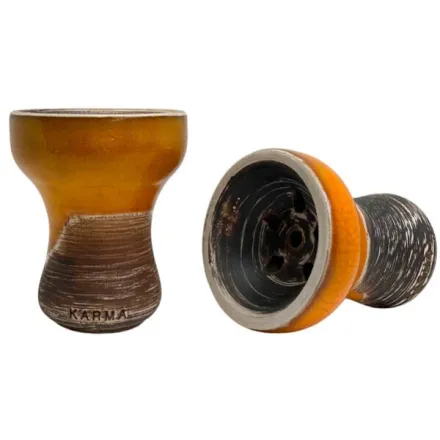 Clay Hookah Bowl Karma - Turka Mini (Yellow)