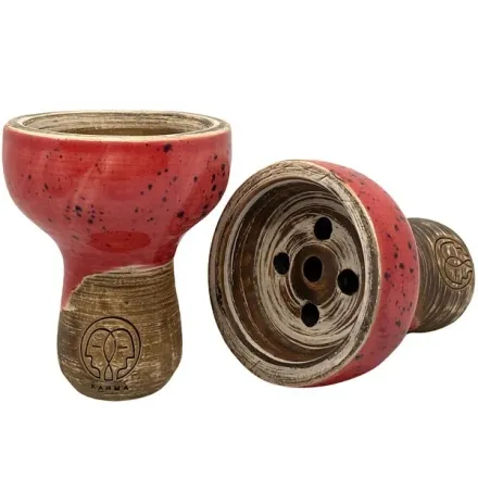Clay Hookah Bowl Karma - Turka Turka (Red)