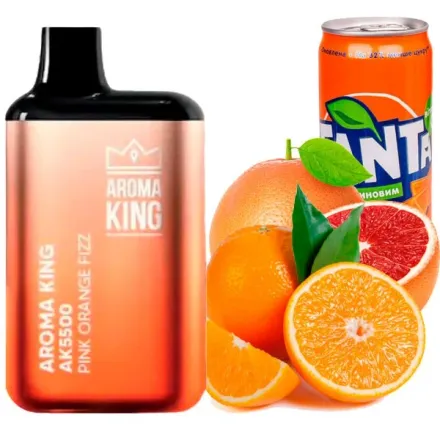 Disposable Pod Aroma King 5500 Puffs - Pink Orange Fizz