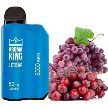 Disposable Pod Aroma King Jetbar 6000 Puffs - Grape