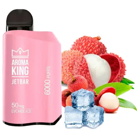 Disposable Pod Aroma King Jetbar 6000 Puffs - Lychee Ice