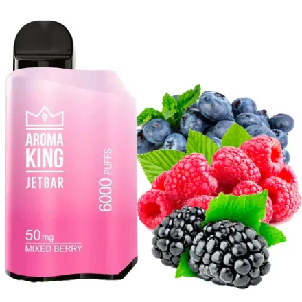 Disposable Pod Aroma King Jetbar 6000 Puffs - Mixed Berry