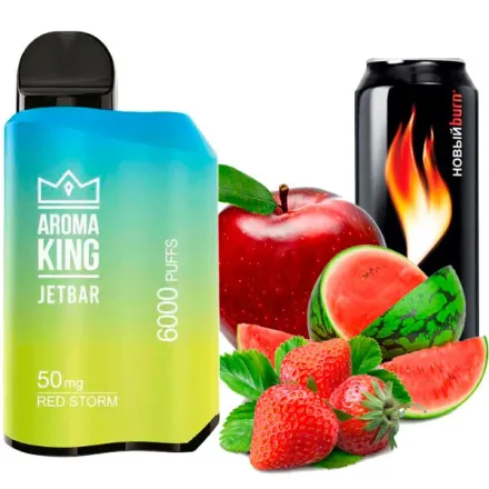 Disposable Pod Aroma King Jetbar 6000 Puffs - Red Storm