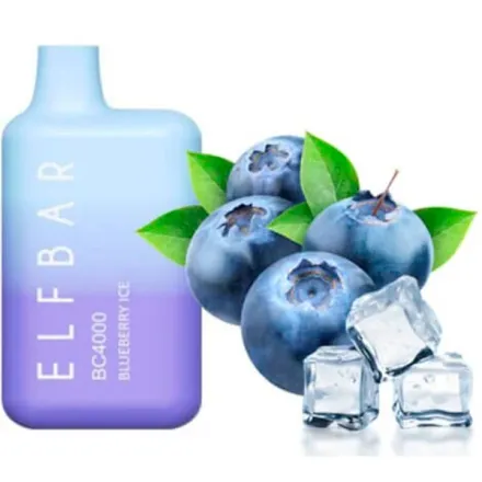 Disposable Pod Elf ​​Bar BC 4000 Puffs - Blueberry Ice