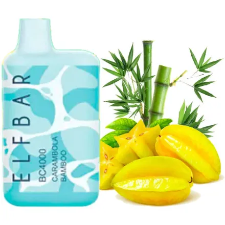 Disposable Pod Elf ​​Bar BC 4000 Puffs  - Carambola Bamboo