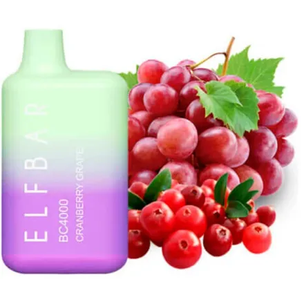 Disposable Pod Elf ​​Bar BC 4000 Puffs - Cranberry Grape