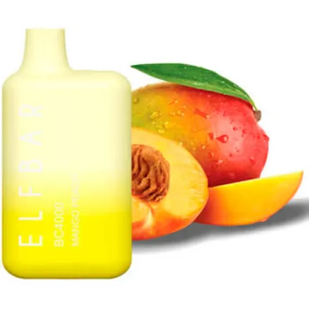 Disposable Pod Elf ​​Bar BC 4000 Puffs - Mango Peach