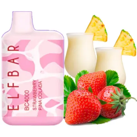 Disposable Pod Elf ​​Bar BC 4000 Puffs - Strawberry Pina Colada