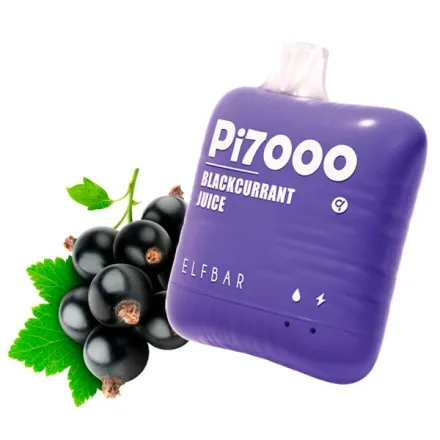 Disposable Pod Elf ​​Bar Pi 7000 Puffs - Blackcurrant Juice