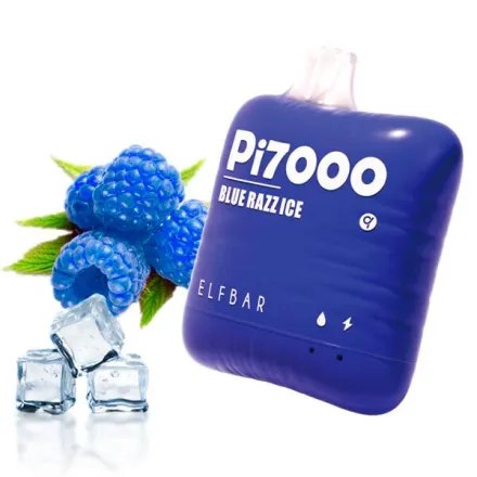 Disposable Pod Elf ​​Bar Pi 7000 Puffs - Blue Razz Ice
