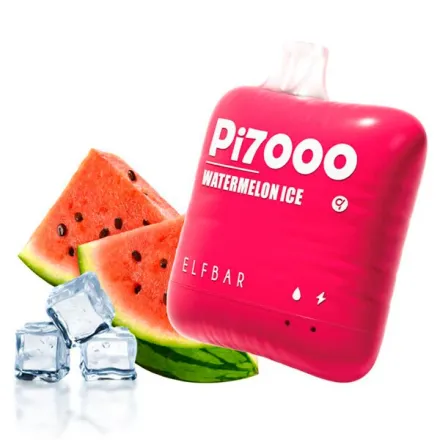 Disposable Pod Elf ​​Bar Pi 7000 Puffs - Watermelon Ice