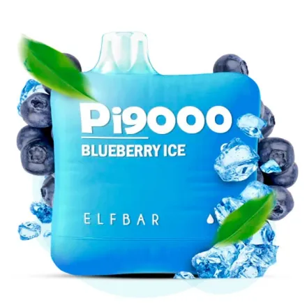 Disposable Pod Elf ​​Bar Pi 9000 Puffs - Blueberry Ice