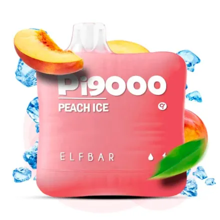Disposable Pod Elf ​​Bar Pi 9000 Puffs - Peach Ice