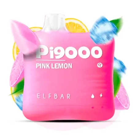 Disposable Pod Elf ​​Bar Pi 9000 Puffs - Pink Lemon