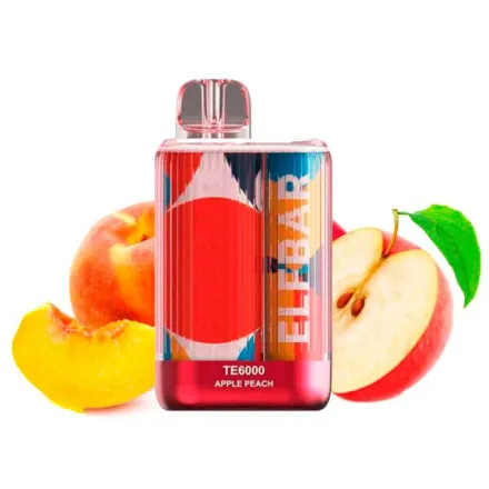 Disposable Pod Elf ​​Bar TE 6000 Puffs - Apple Peach
