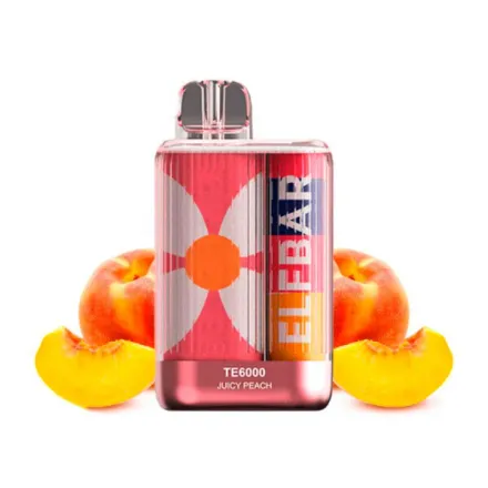 Disposable Pod Elf ​​Bar TE 6000 Puffs - Juicy Peach
