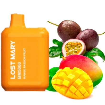 Disposable Pod Lost Mary BM 5000 Puffs - Mango Passion Fruit
