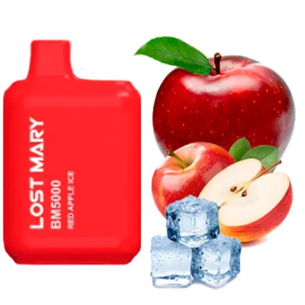 Disposable Pod Lost Mary BM 5000 Puffs - Red Apple Ice