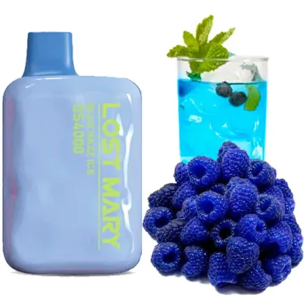 Disposable Pod Lost Mary OS 4000 Puffs - Blue Razz Ice