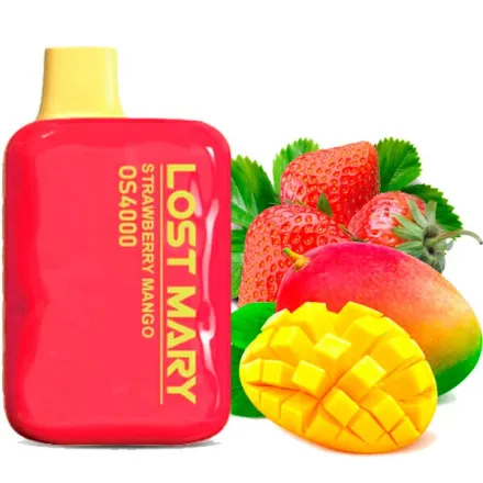Disposable Pod Lost Mary OS 4000 Puffs - Strawberry Mango