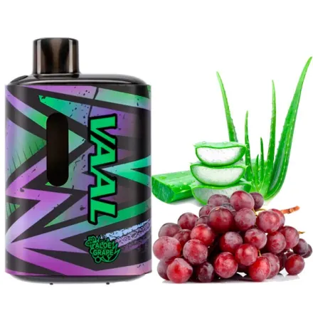 Disposable Pod VAAL E5000 Puffs - Aloe Grape