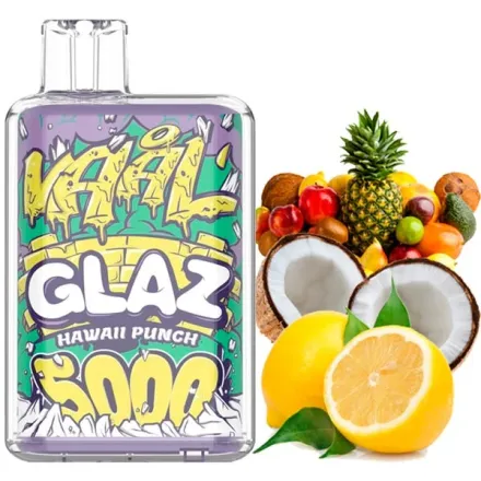 Disposable Pod VAAL Glaz 5000 Puffs - Hawaii Punch