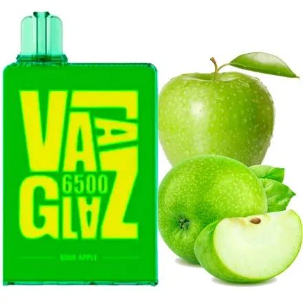 Disposable Pod VAAL Glaz 6500 Puffs - Sour Apple